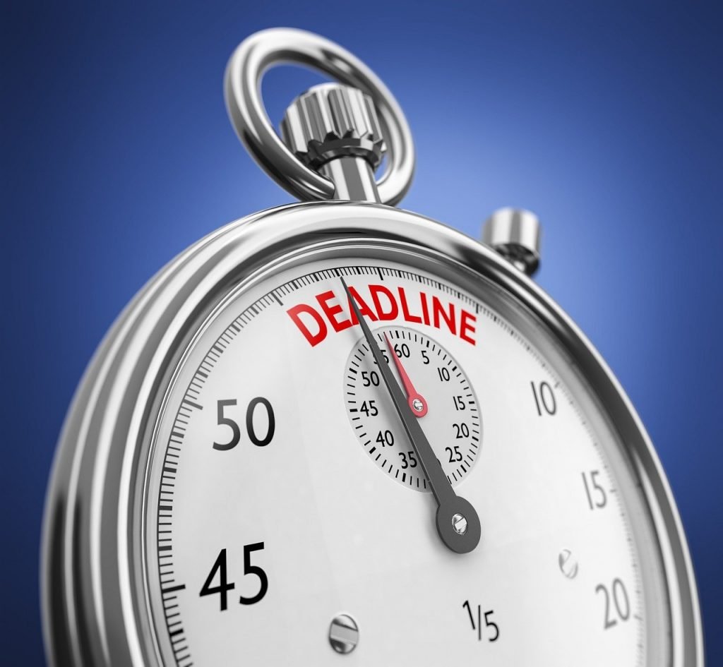 Deadline Stopwatch Clock Time - AbsolutVision / Pixabay